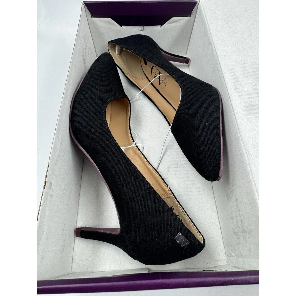 New Gloria Vanderbilt Women's Marilyn Pumps Black Closed Toe Heels Sz 6.5 Shoes